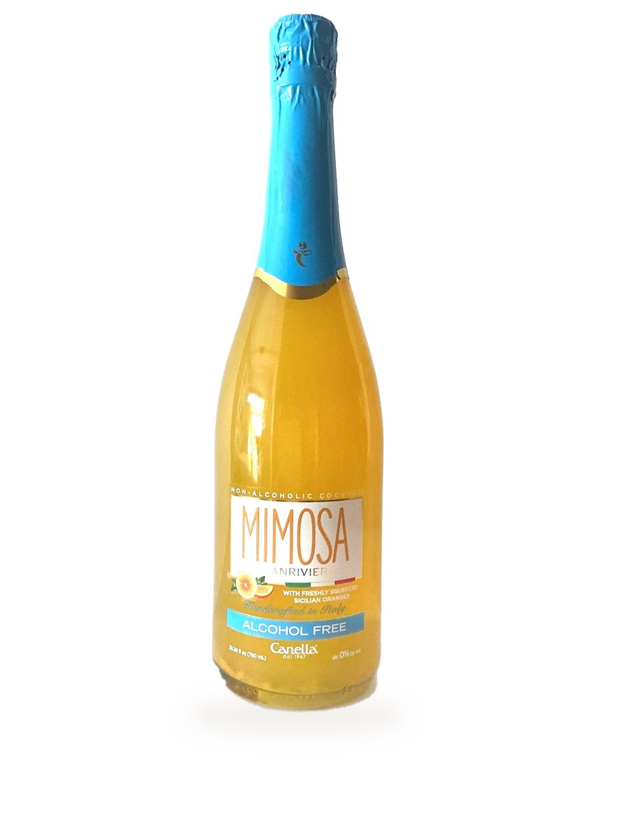 Canella Granriviera Alcohol-Free Mimosa, 750 mL bottle — front photograph