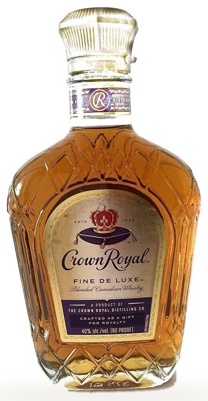 Crown Royal Fine De Luxe, 375 mL faceted whisky bottle